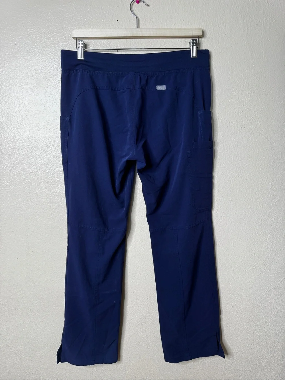 Figs Technical Collection Pants Women's Small Navy Drawstring Scrub